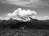 B/N verso  Punta d'Aurona,Terrarossa,Monte Leone,Breithorn